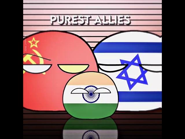 India's Allies Of All Time II #shorts #edit #countryballs #india #history