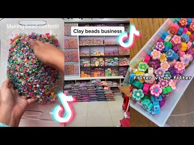  Clay Bead Bracelet Making  Small Business TikTok Compilation #145