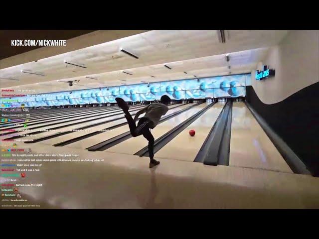 Nick White went bowling with Ice Poseidon, EbZ and Tazo