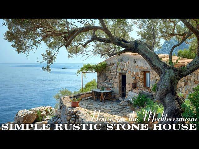 Rustic stone houses in the Mediterranean. You must see them, you will not be disappointed.