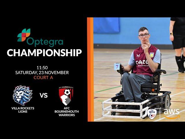 Villa Rockets Lions vs AFC Bournemouth Warriors - Optegra Championship Court A