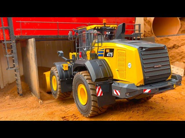 KOMATSU RC WHEEL LOADER SPECIAL in 4K