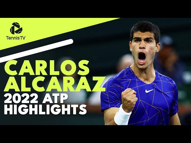 Carlos Alcaraz's BREATHTAKING Season! | 2022 ATP Highlight Reel