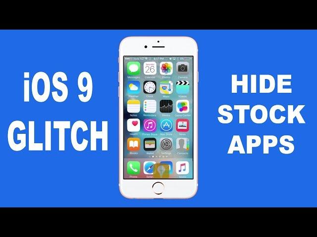 iOS 9 Glitch - Hide Apps on your Home Screen
