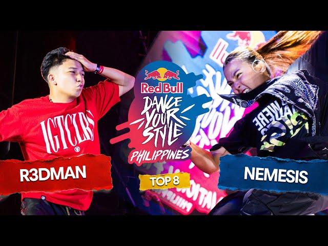 R3dman vs Nemesis [TOP 8] Red Bull Dance Your Style Philippines 2024