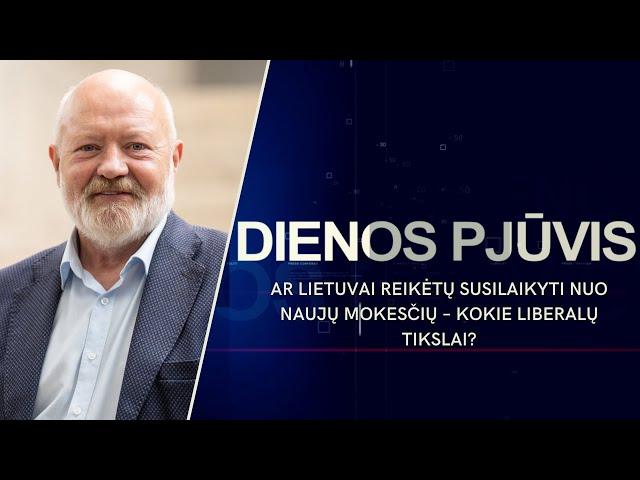 Ar Lietuvai reikėtų susilaikyti nuo naujų mokesčių – kokie liberalų tikslai? | DIENOS PJŪVIS