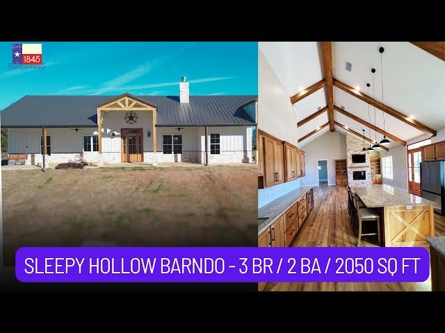 Custom Barndominium Tour - 3 BR / 2 BA / 2050 sq ft - Sleepy Hollow - Completed Tour