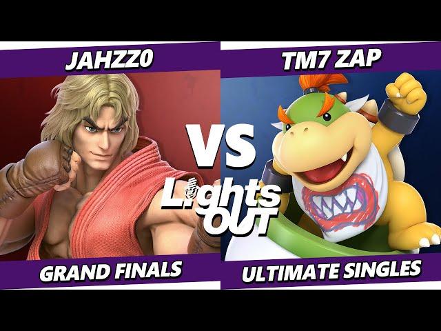 Lights Out GRAND FINALS - TM7_ZAP (Bowser Jr) Vs. Jahzz0 (Ken) Smash Ultimate - SSBU