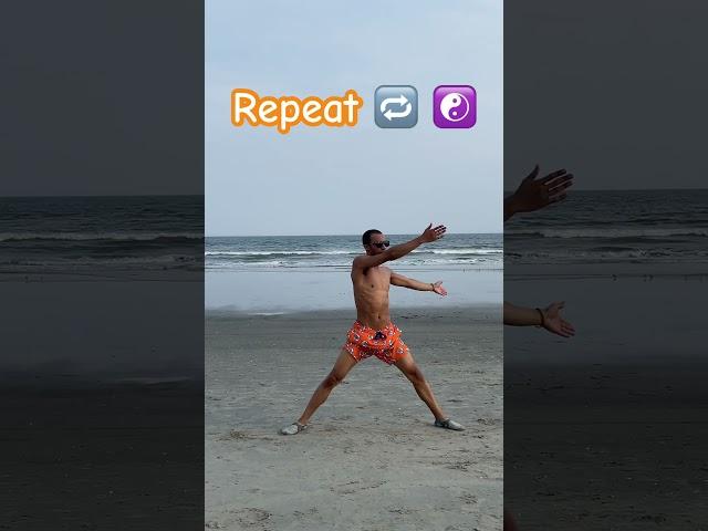 Beach Qi Gong #taichi #qigong  #fitness #exercise #shorts #beach