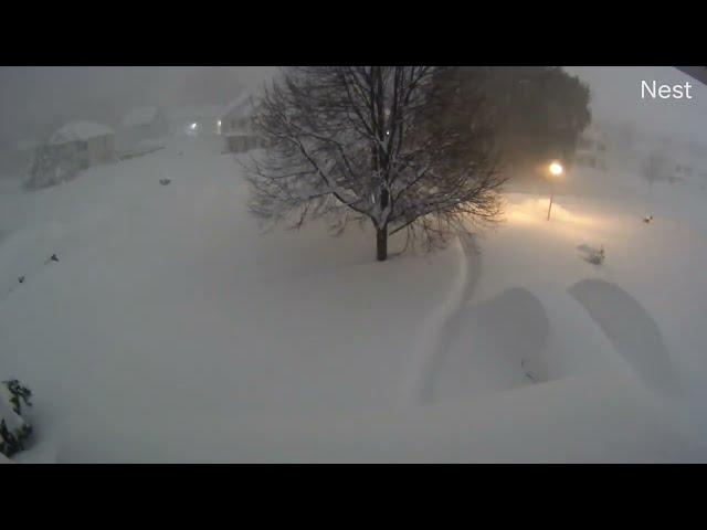 6 FEET OF SNOW TIMELAPSE!