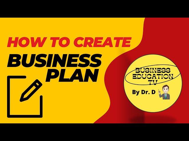 How to create a business plan