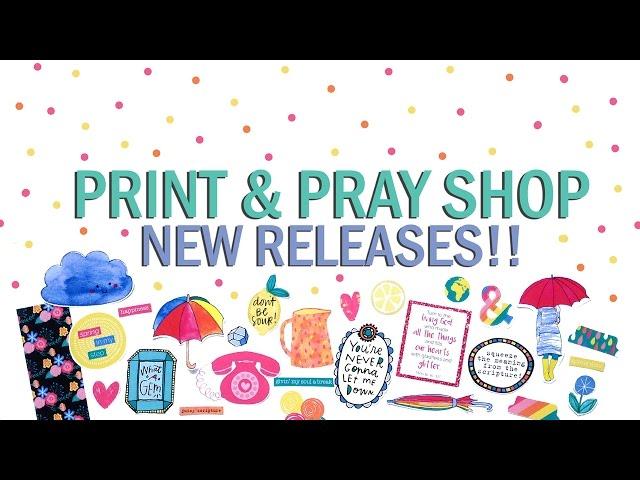 Print & Pray Shop April New Releases!