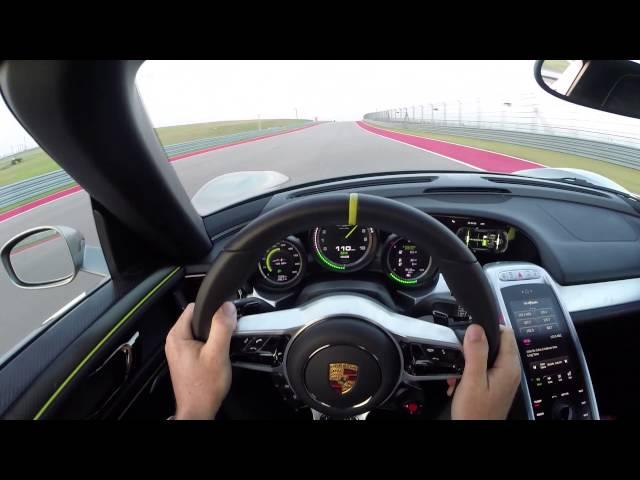 Porsche 918 Spyder Hot Lap with Patrick Long