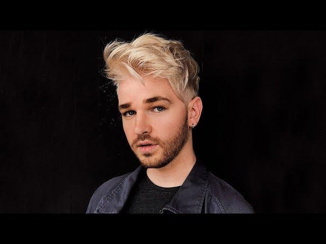 HOW I DYED MY HAIR PLATINUM BLONDE // Imdrewscott