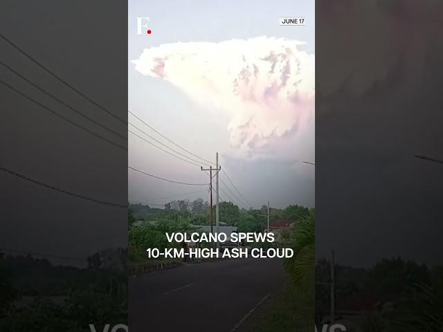 Watch: Giant Ash Cloud Rises From Indonesia Volcano | Subscribe To Firstpost | N18G
