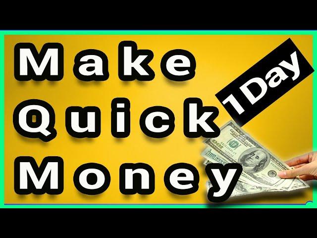 How To Make Quick Money In One Day Online With Affiliate Marketing (2019)