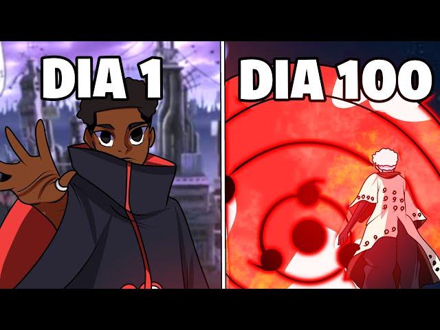 SOBREVIVI 100 DIAS COMO AKATSUKI NO NARUTO JEDY MINECRAFT O FILME