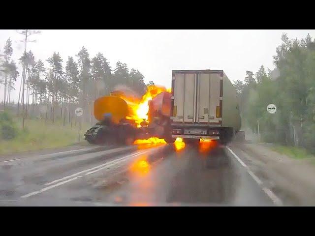 30 Shocking Road Moments Caught On Camera - Dangerous Fastest Excavator, Truck & Car Operator Fails