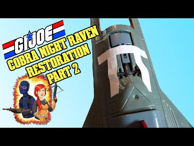 G.I. Joe Night Raven Cobra Vehicle Restoration Part 2/3 - Hasbro 1986 ARAH