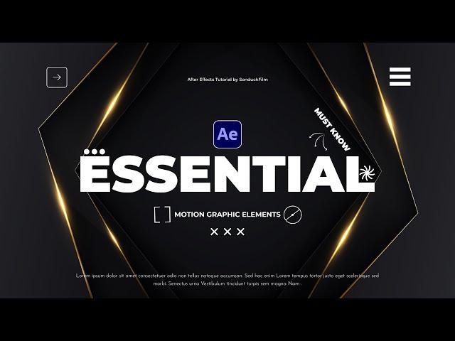 10 Great After Effects Motion Graphics You Should Know