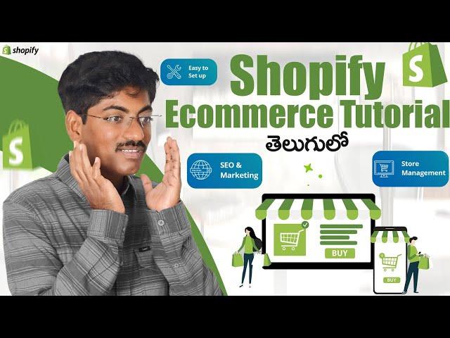 Shopify Tutorial -How to create Shopify Website for Ecommerce Business in Telugu | Digital ABCD