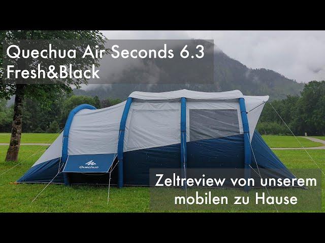 Zelt-Review: Quechua Air Seconds 6.3 Fresh&Black Zelt für bis zu 6 Personen