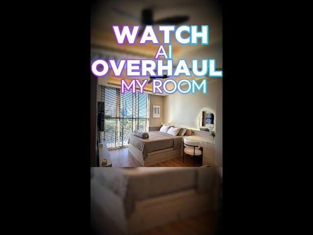 WATCH AI OVERHAUL MY ROOM  #shorts