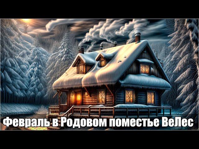 Февраль 2024 в Родовом поместье ВеЛес