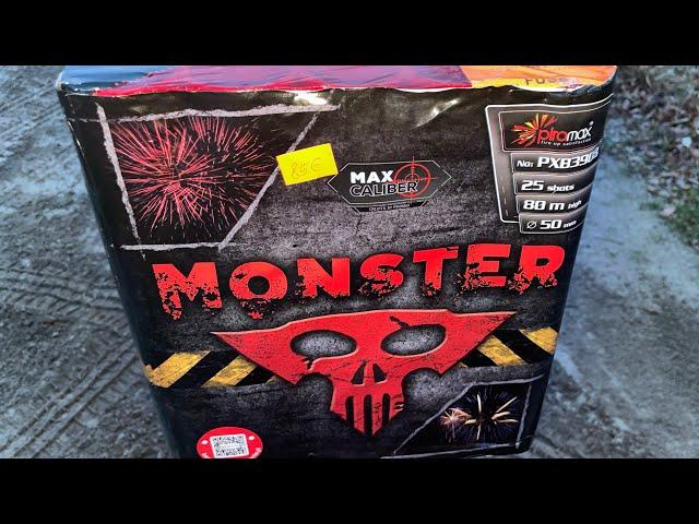 MONSTER PIROMAX XXL FEUERWERKS BATTERIE 50MM 1KG | Polenmarkt Batterie 85€