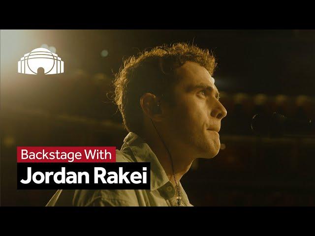 Backstage With Jordan Rakei