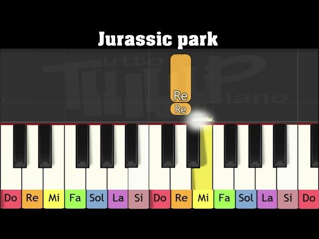 Comment jouer au piano la musique du film "Jurassic Park" (très facile pour enfants ou débutants)