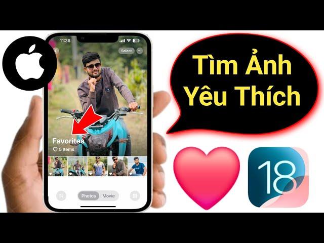 Cách Tìm Ảnh Yêu Thích trên iOS 18 || (Quy Trình Mới 2025)