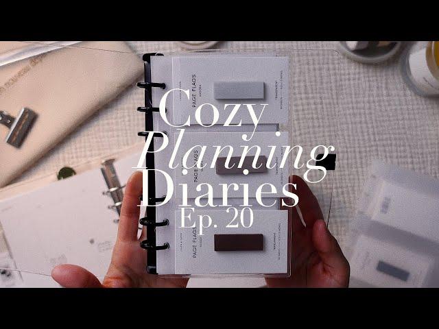 Cozy Planning Diaries Ep. 20 | new personal size planner, organizing, and annotating supplies