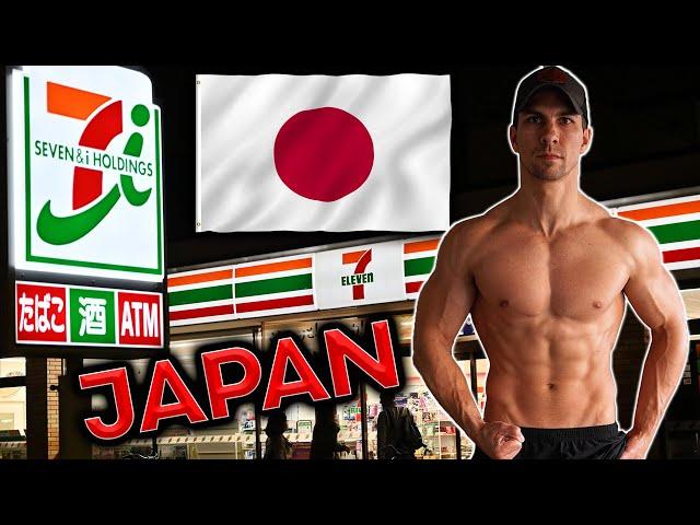 What I Eat in JAPAN to Stay Shredded  LOW Calorie HIGH Protein JAPANESE 7-11 Foods