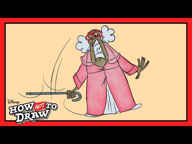 Suga Mama Cartoon Comes To Life!  | How NOT To Draw: The Proud Family | @disneychannel