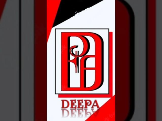 Deepa name brand logo  || name logo  | #art #logo #viral #shorts #short