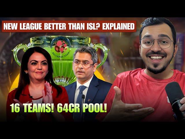 AIFF’s NEW LEAGUE!  ₹4 CR Fee for Teams? ISL & I-League Merger? | Indian Football2025