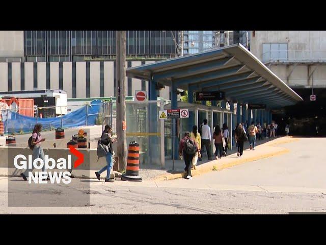 Free transit? TTC riders use bus lanes to access subway illegally