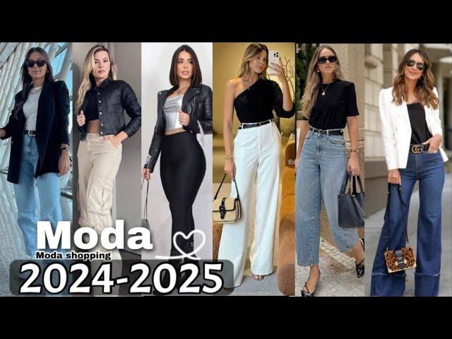 PANTALÓN 2024 | 2025 NUEVOS ESTILOS MODA Y TENDENCIAS MUJER