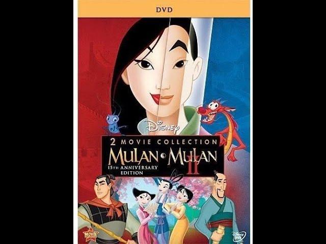 Mulan: 2-Movie Collection 2013 DVD Overview (Both Discs)