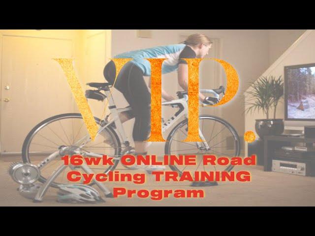 16wk Online ROAD Cycling Training Program for Beginners to Experienced Cyclists