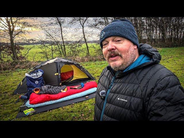 How I keep warm when winter camping in the UK