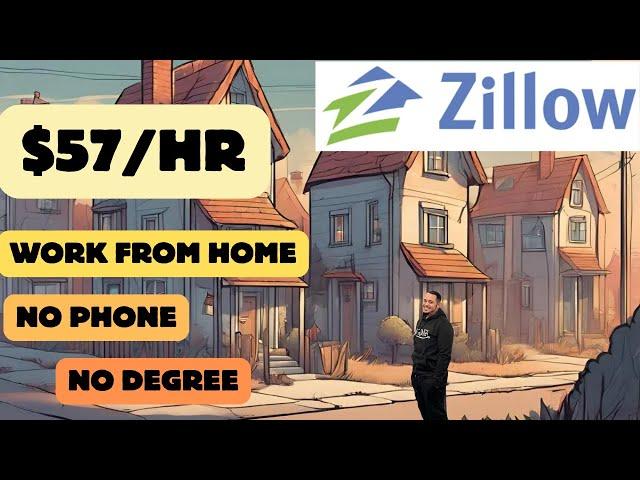 ZILLOW WILL PAY YOU $2,294/WEEK | WORK FROM HOME | REMOTE WORK FROM HOME JOBS | ONLINE JOBS