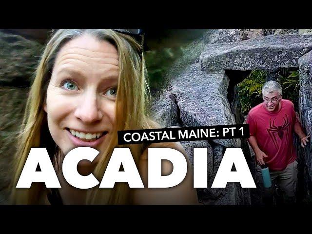 Van life couple in Acadia (The path less traveled on New England road trip in coastal Maine)