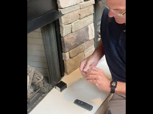 Gas logs not working? How to reset your remote & receiver