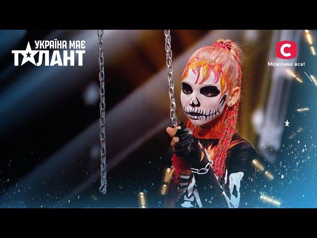 Record-breaking gymnast performs with real chains! – Ukraine's Got Talent 2021 – Episode 5