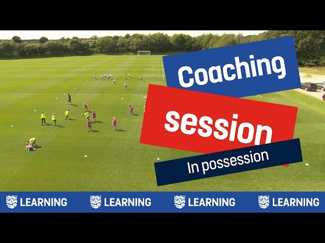 Moving Past The Defence | Coaching Session | England Football Learning