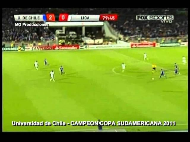 Final Copa Sudamericana 2011 - U de Chile 3 Liga de Quito 0  Universidad de Chile Campeon