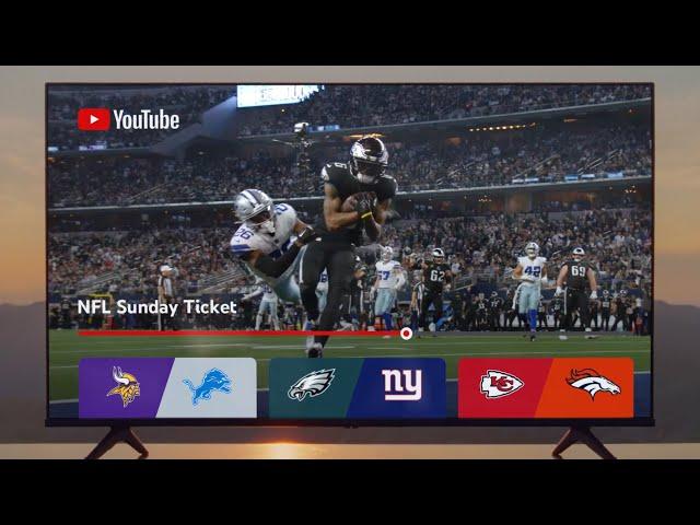 NFL Sunday Ticket | YouTube & YouTube TV