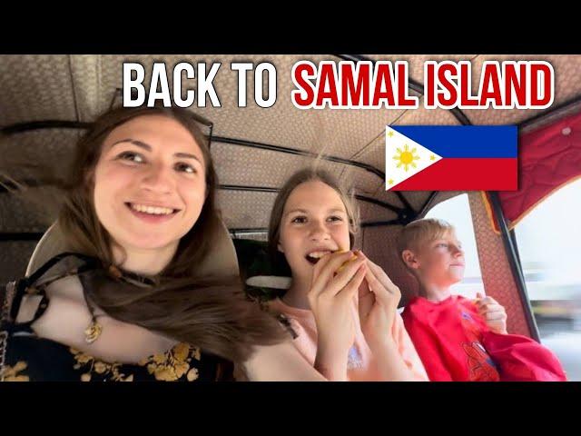 Going to our beloved home in the Philippines,  SAMAL ISLAND together with kids 